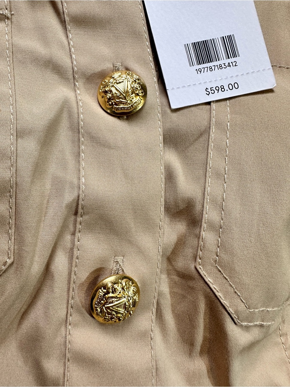 Veronica Beard Tabby Midi Dress – Stone Khaki – Size 0 – NWT - Picture 9 of 16